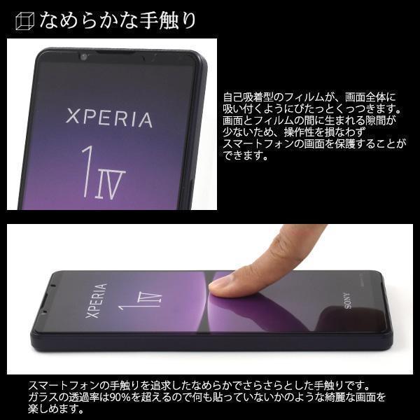 液晶保護 Xperia 1 IV SO-51C/SOG06/XQ-CT44 エクスペリア スマホケース ケース 手帳型ケース 液晶保護ガラスフィルム_画像2