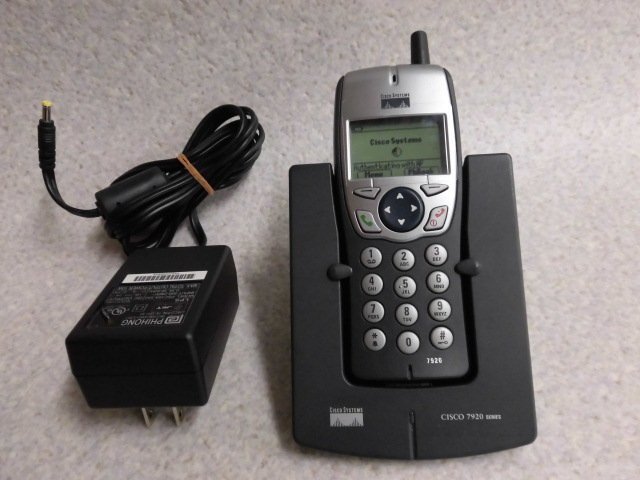 ▲Ω ZB1 083※保証有 シスコ Cisco 7920 Wireless IP Phone CP-7920 コードレス