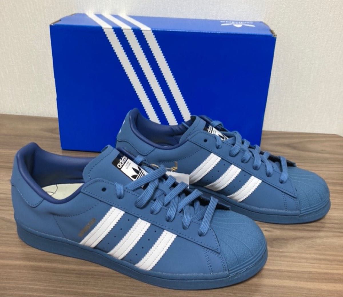 最終値下げ 新品未使用 タグ付き King Gnu 常田大希 x atmos x adidas superstar 27.5cm
