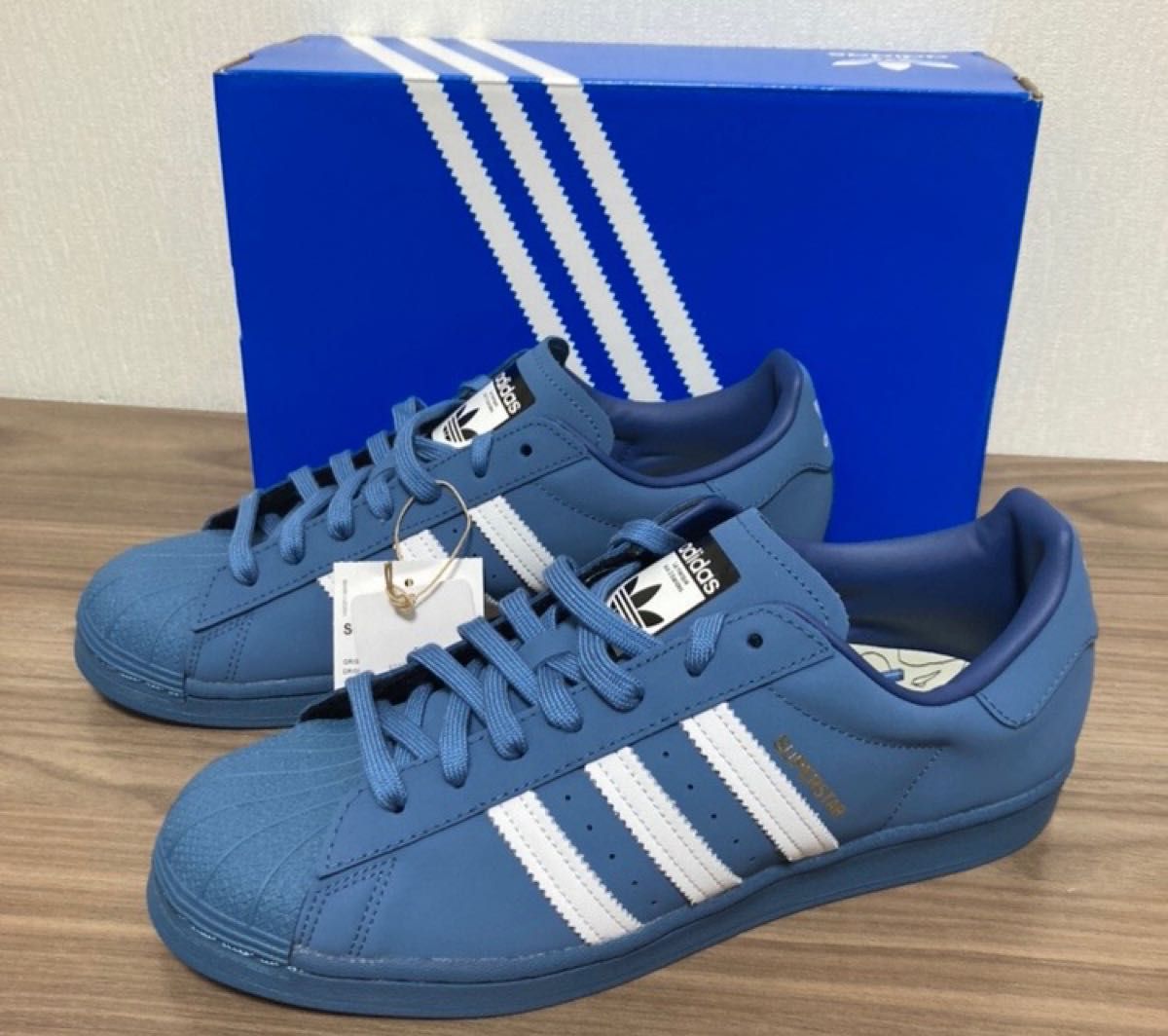 最終値下げ　新品未使用　タグ付き　King Gnu 常田大希 x atmos x adidas superstar 27.5cm