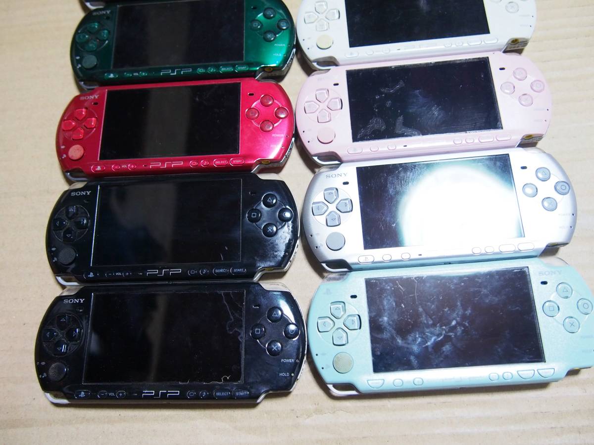 SONYソニー PSP-3000・2000 本体 色々10台 難有ジャンク品(中古)の