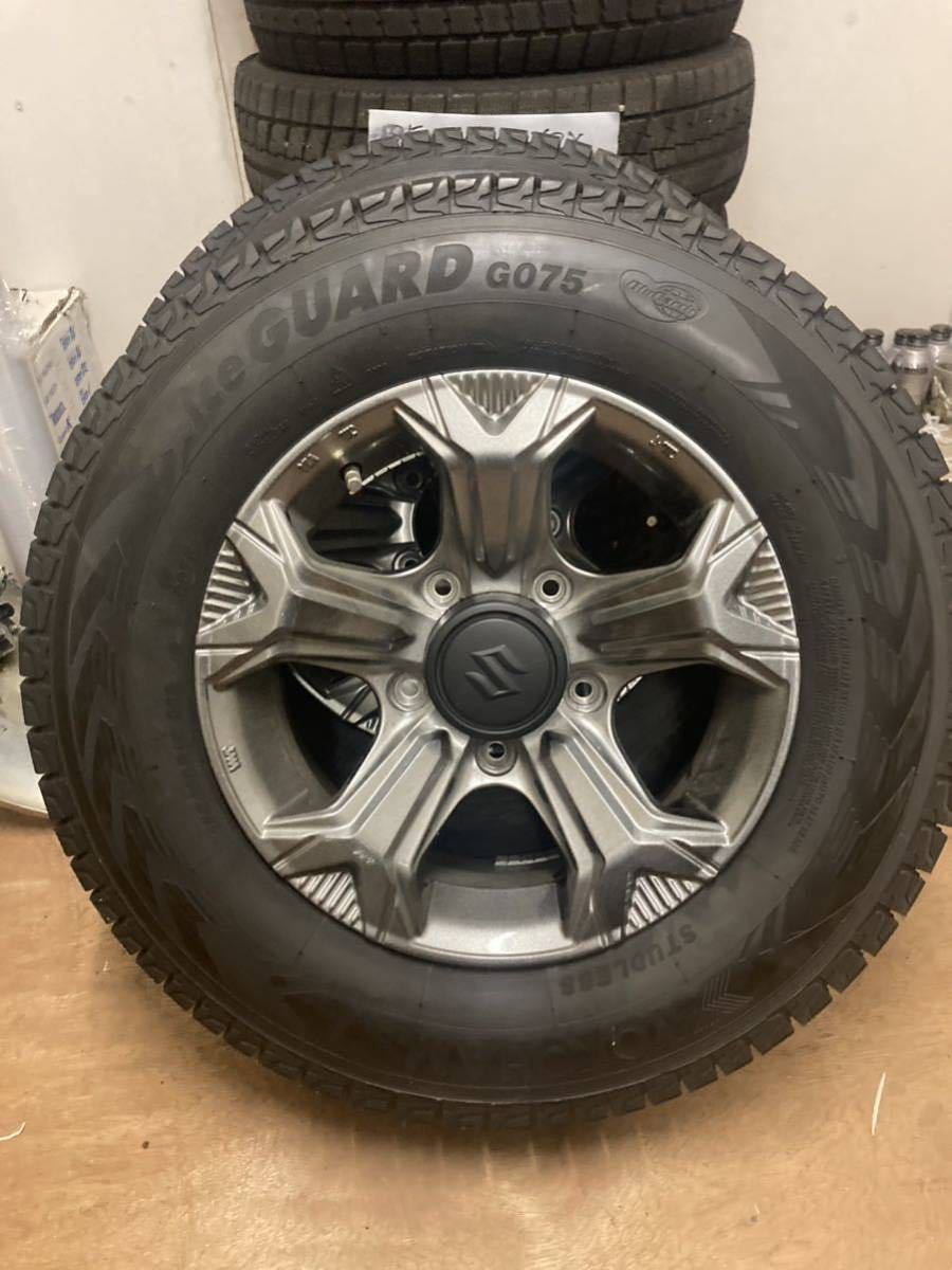 ジムニーシエラ JB74など ホイールスタッドレスセット 195/80R15