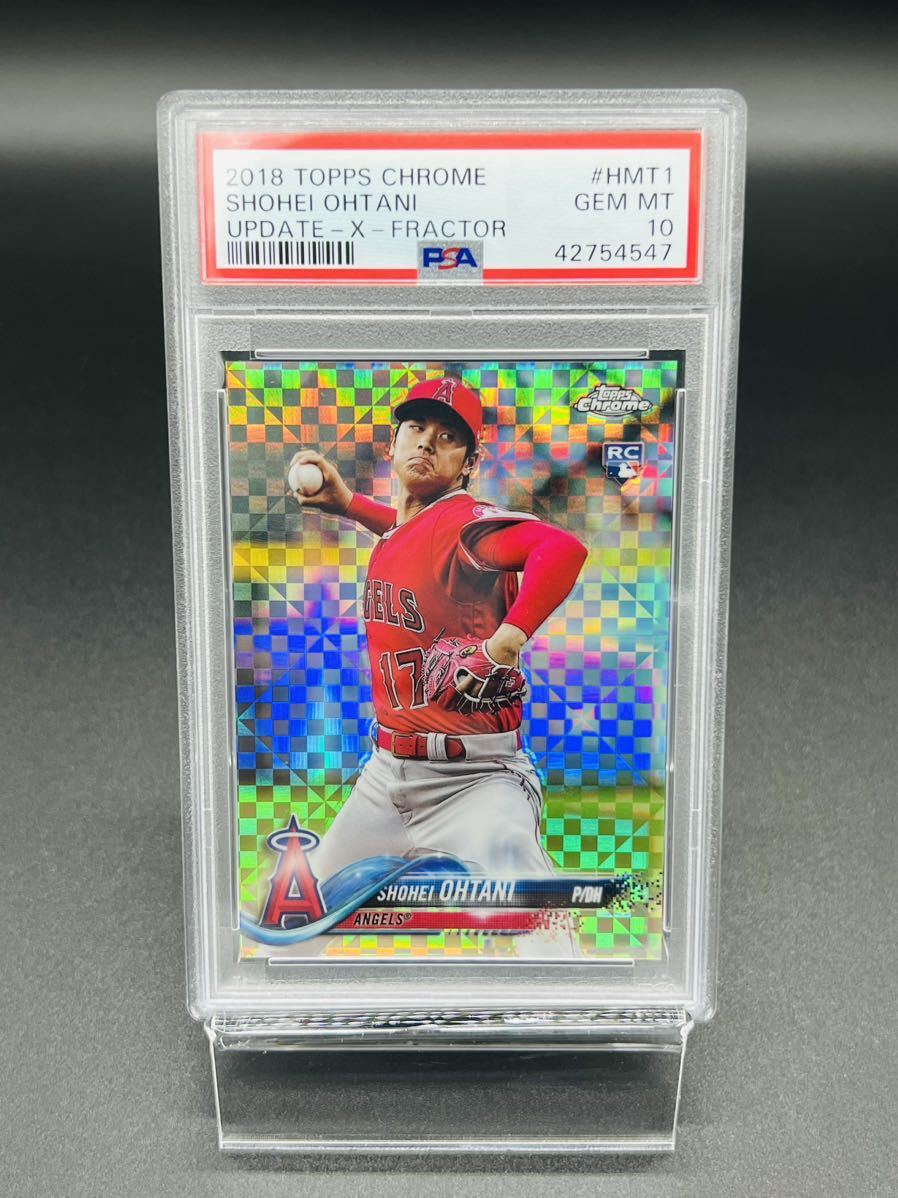 2018 Topps now 大谷翔平 マイクトラウトPSA 10 RC-