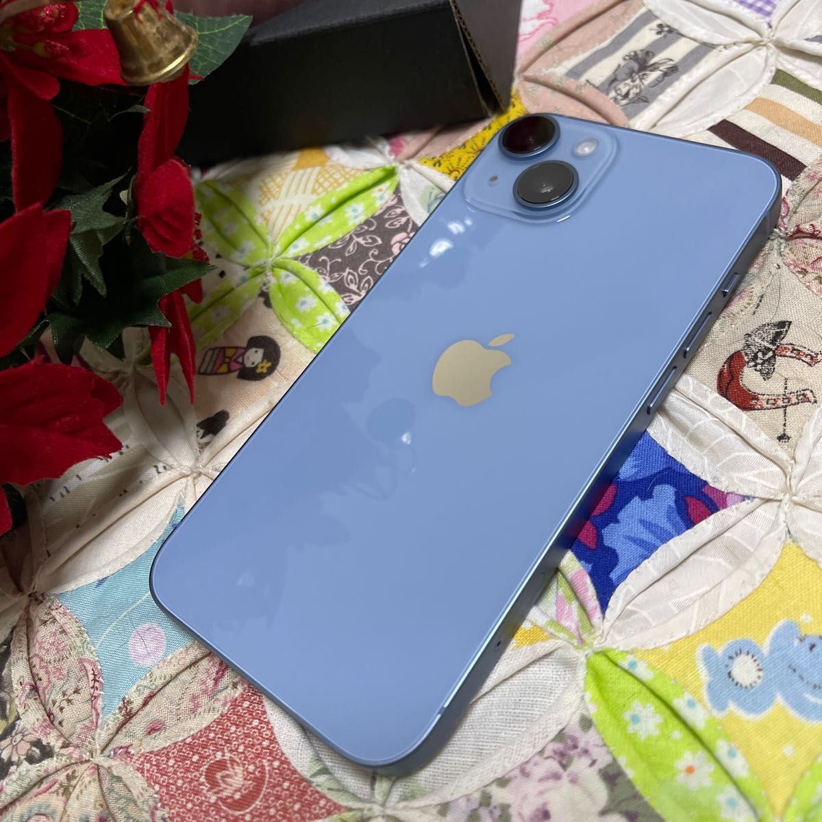 iPhone14 ブルー 128GB SIMフリー apple store版【美品】 スマホ