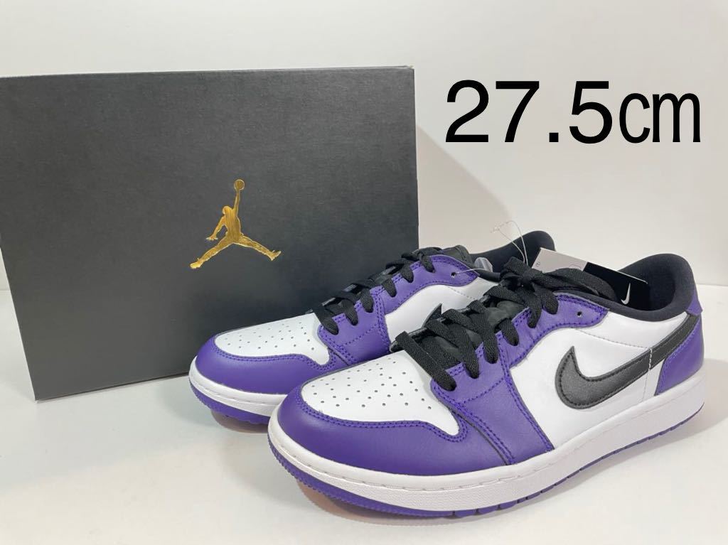 新品】27 5㎝ NIKE AIR JORDAN 1 LOW GOLF “Court Purple” ナイキ エア