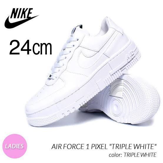 【送料無料】【新品】24㎝　Nike Air Force 1 Pixel ナイキ　エアフォース1 ピクセル　ホワイト