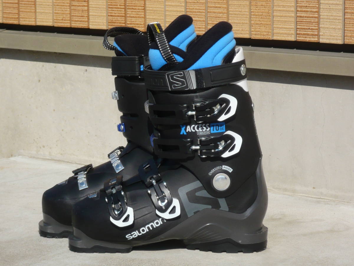 5即決!SALOMON/サロモン スキーブーツ X-ACCESS70 黒/青 26.0cm/26.5