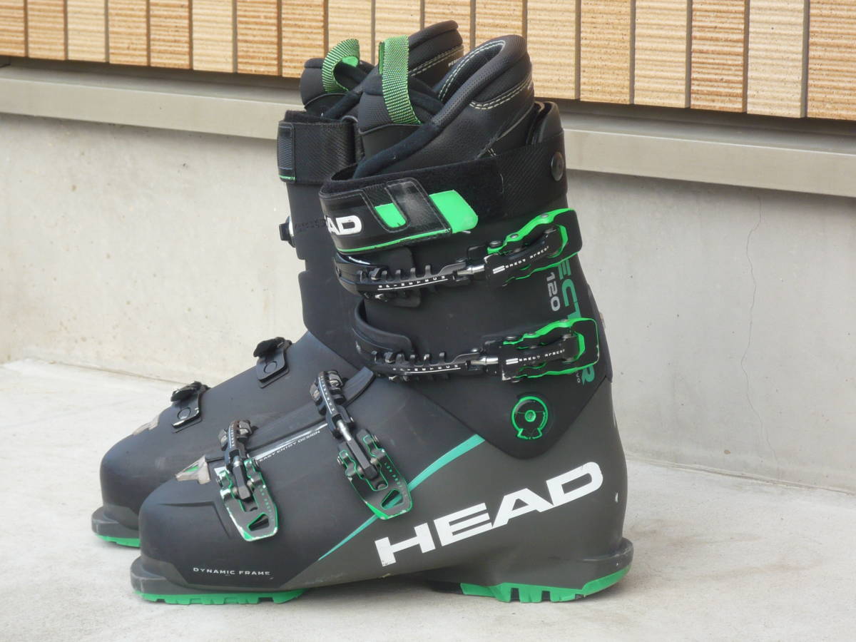 1 即決 HEAD/ヘッド スキーブーツ VECTOR120 黒/緑 28 0cm/28 1 即決 HEAD/ヘッド スキーブーツ VECTOR120 黒/緑 28 0cm/28