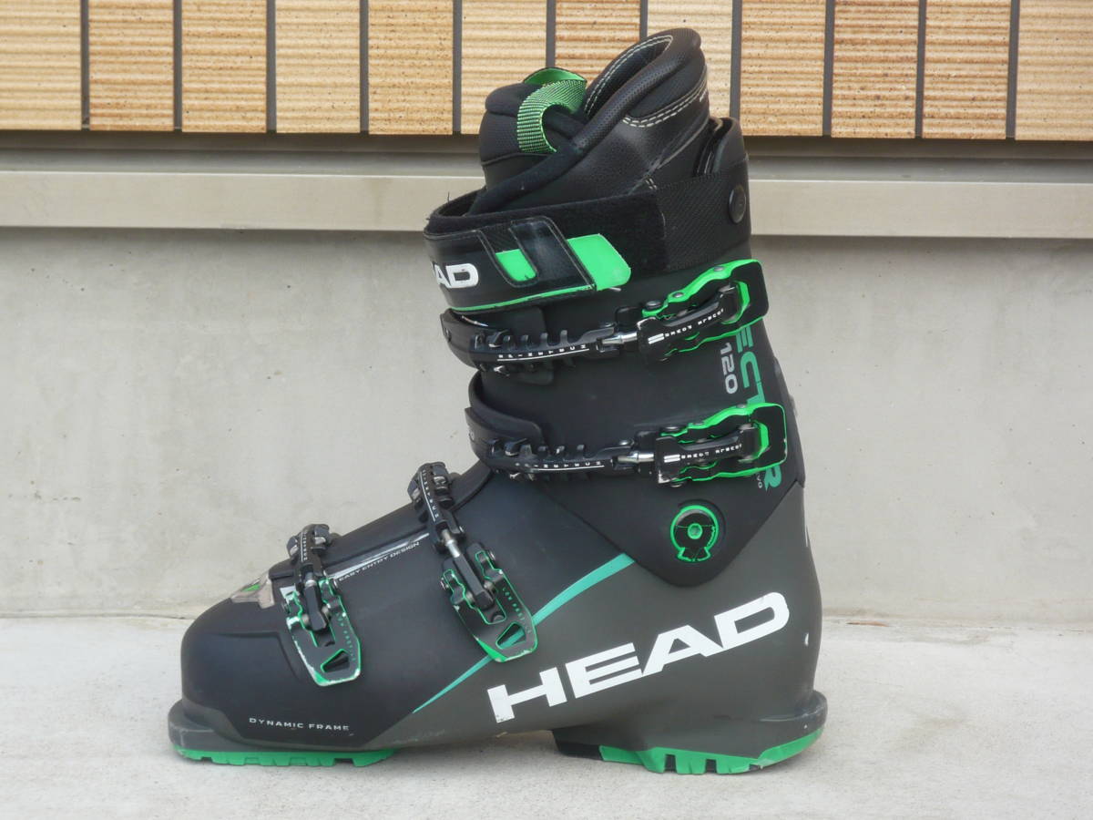 1 即決 HEAD/ヘッド スキーブーツ VECTOR120 黒/緑 28 0cm/28 1 即決 HEAD/ヘッド スキーブーツ VECTOR120 黒/緑 28 0cm/28