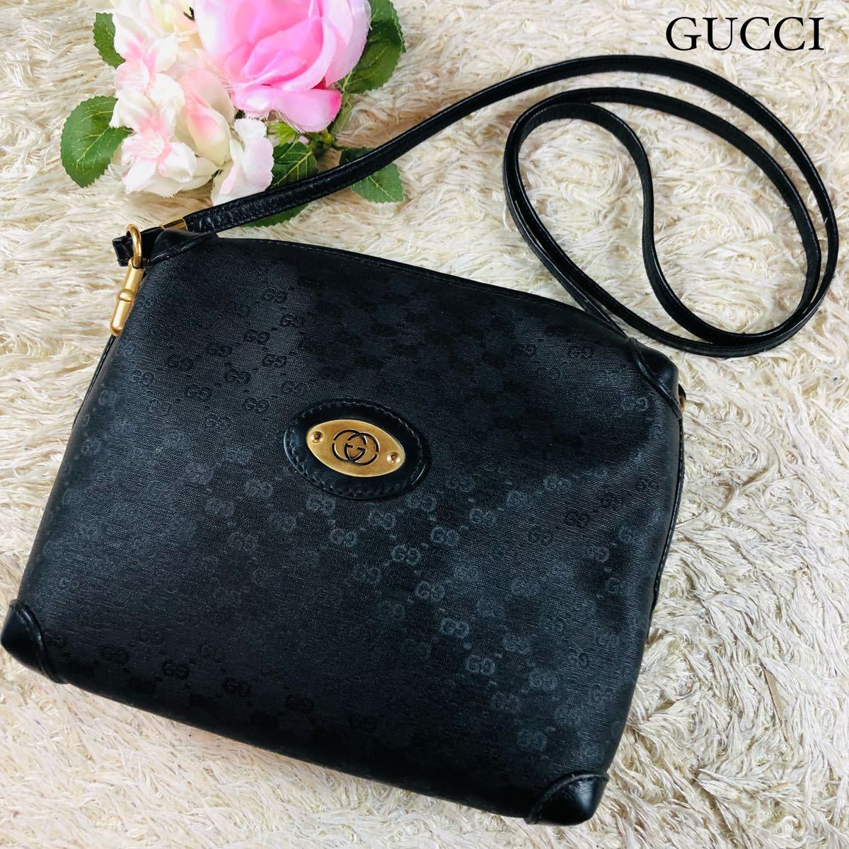 稀少】OLD GUCCI オールドグッチ ショルダーバッグ マイクロGG