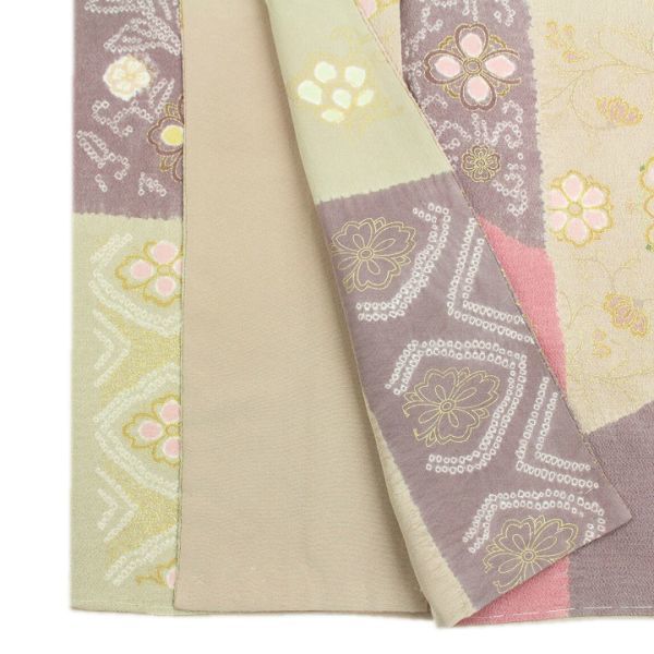 特選の逸品 【三越】誂え 華やかな【手絞り・金彩・金駒刺繍】 新品の