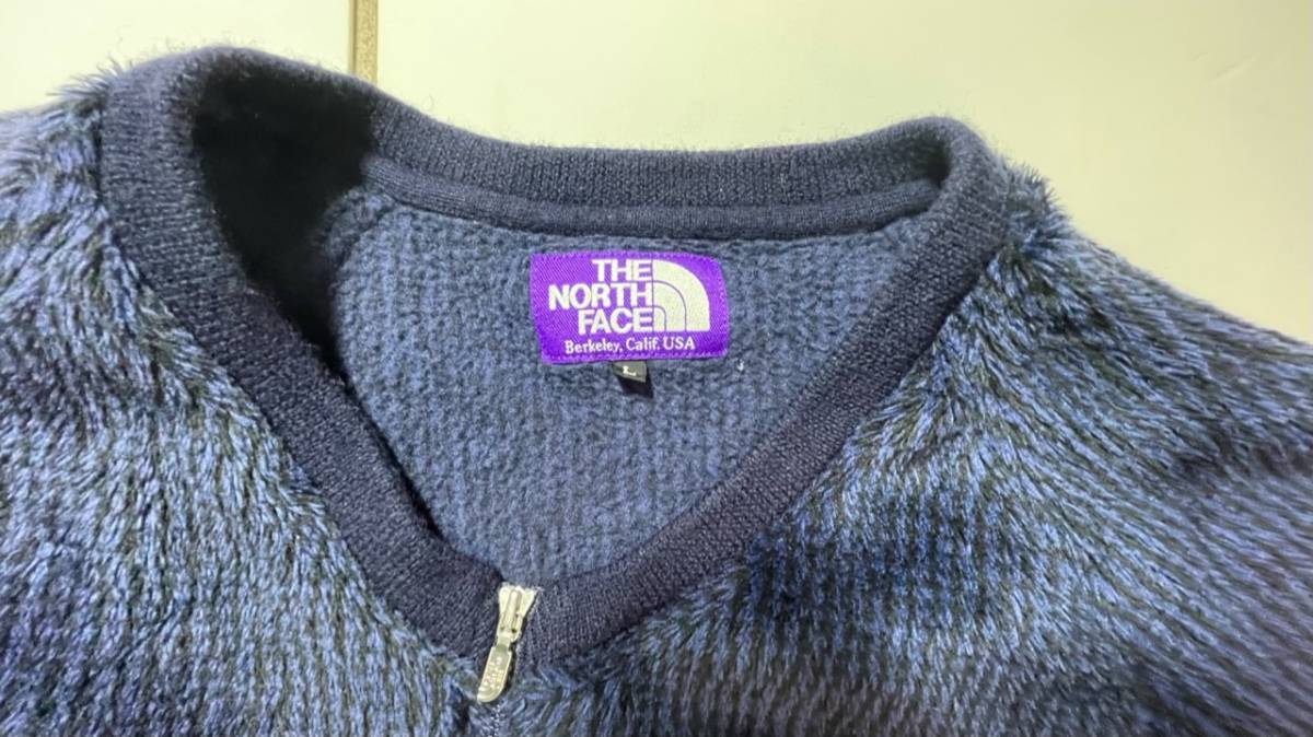 即日完売 THE NORTHFACE PURPLE LABEL フリースカーディガン サイズXL