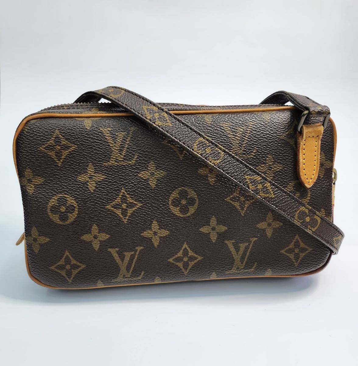 LOUIS VUITTON ルイヴィトン モノグラム マルリーバンドリエール M51828 ショルダーバッグ ポシェット 美品