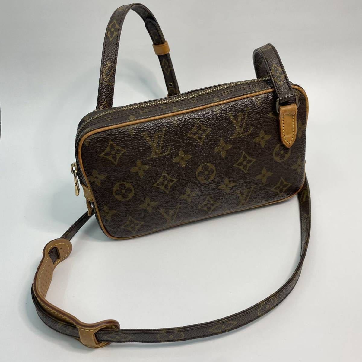 LOUIS VUITTON ルイヴィトン モノグラム マルリーバンドリエール M51828 ショルダーバッグ ポシェット 美品