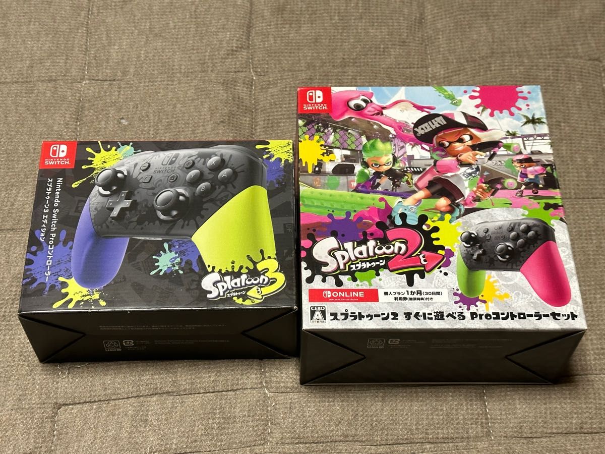 Nintendo Switch Proコントローラー スプラトゥーン3エディション&スプラトゥーン2 すぐに遊べるセット新品未開封