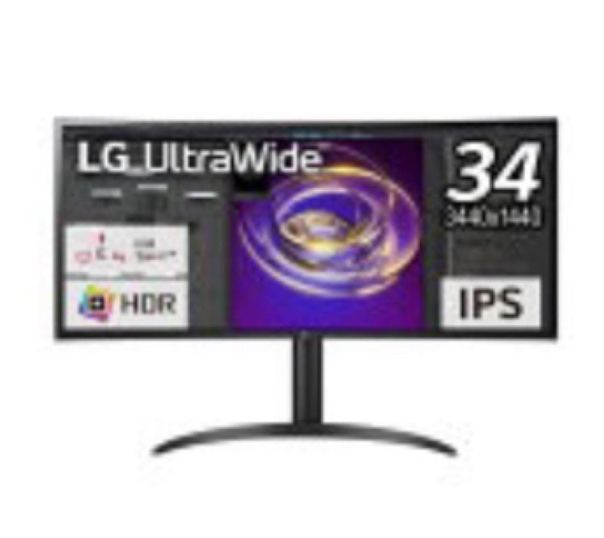 LG USB TYPE-C対応 曲面モニター UltraWide モニター ブラック 34WP85C