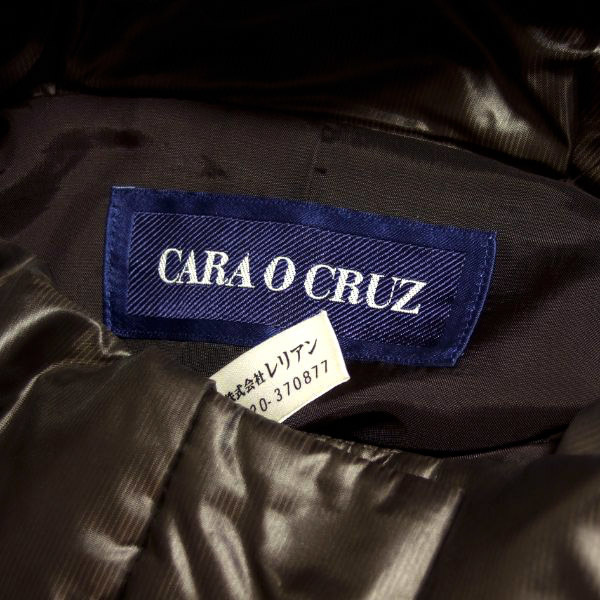 柔らかい M相当 表記9号 ダウンジャケット レリアン CRUZ O CARA 美品