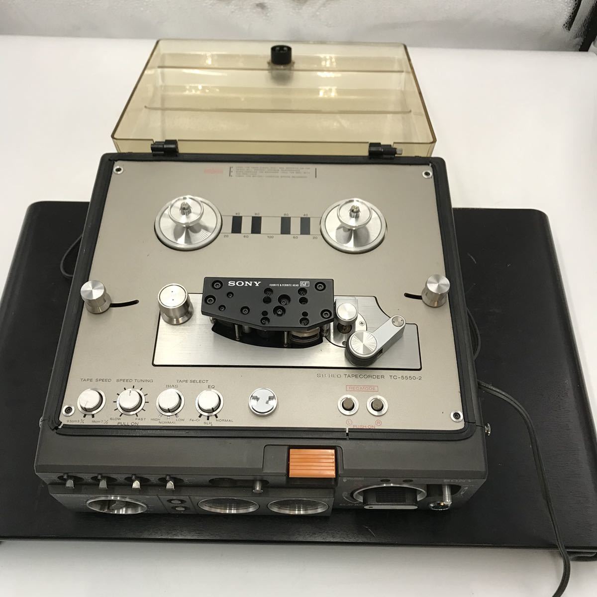 驚きの値段 B8413 Y レア 通電あり デンスケ TC-5550-2 オープンリール