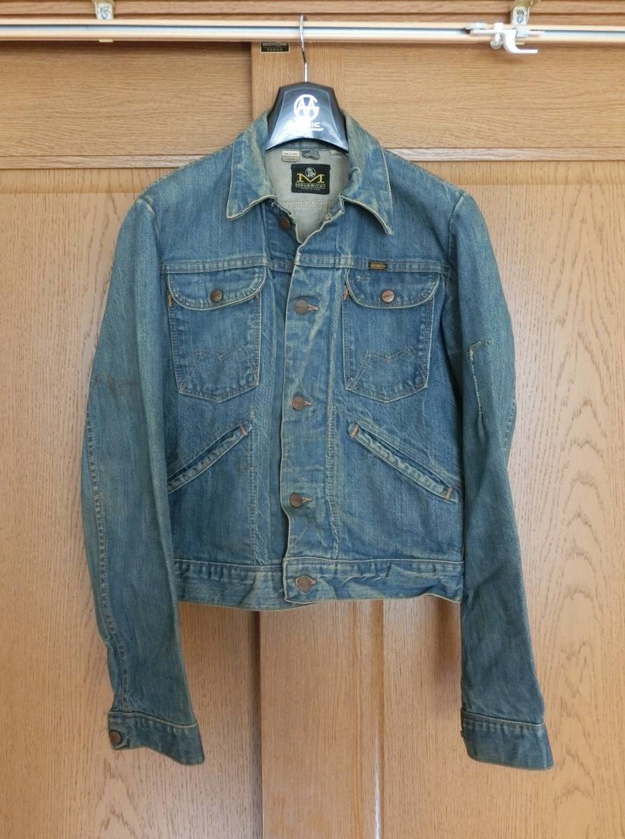 MARVERICK BLUE BELL (マーベリック ブルーベル)│デニムジャケット Gジャン ジージャン│70’s USA製 黒タグ│Size36│ビンテージ 古着