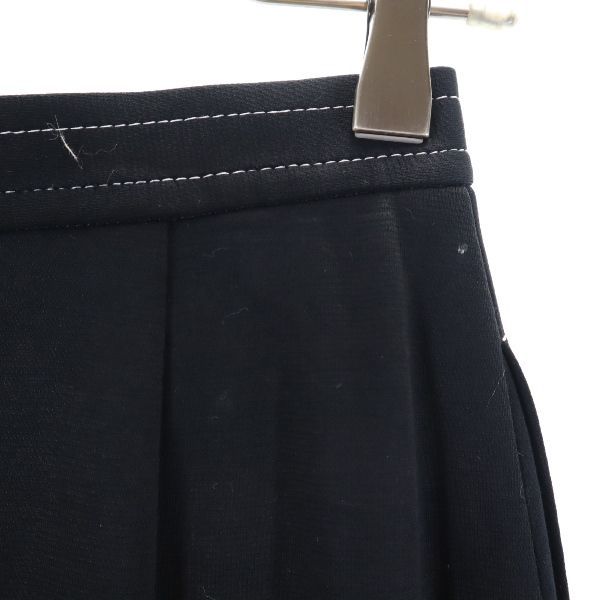アクアスキュータム 日本製 コットン スーツ 上下 セットアップ 黒 Aquascutum ジャケット スカート レディース 221215_画像7