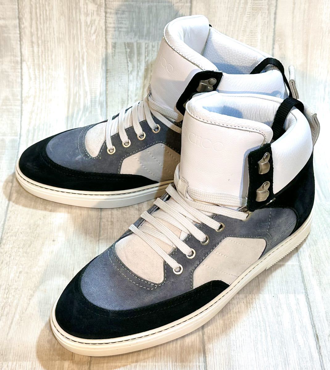 非常に高い品質 【未使用】JIMMY CHOO ITALY製 メンズ スエード