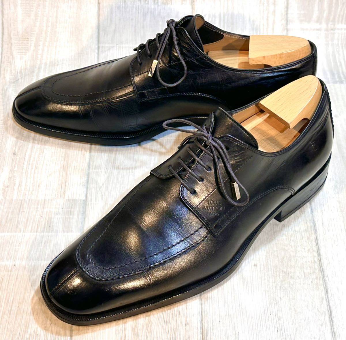 LOUIS VITTON ルイ・ヴィトン◇25cm 6◇ITALY製◇Yチップ ダービー