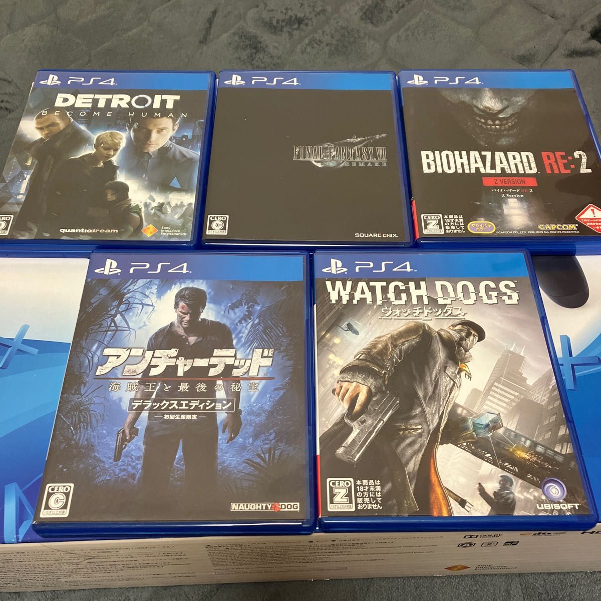 PS4一式 (本体+コントローラー)+ソフト5本 - ruizvillandiego.com
