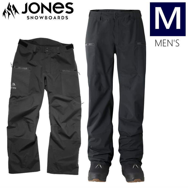 【新品】 ○ JONES MTN SURF PNT BLACK Mサイズ メンズ ジョーンズ マウンテンサーフ スノーボード パンツ PANT 22-23 Lサイズ