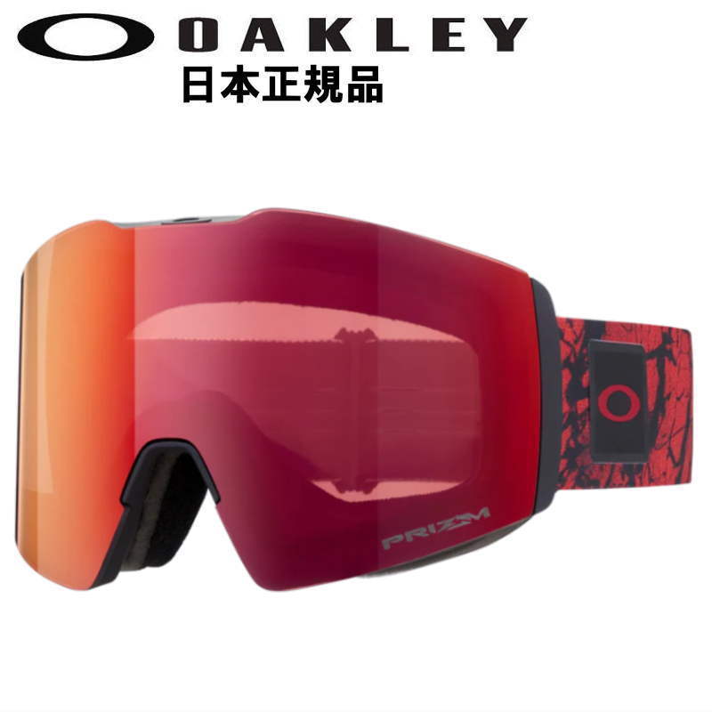 22-23 OAKLEY FALL LINE L カラー:RED CRYSTAL レンズ:PRIZM TORCH IRIDIUM オークリー ゴーグル_画像1