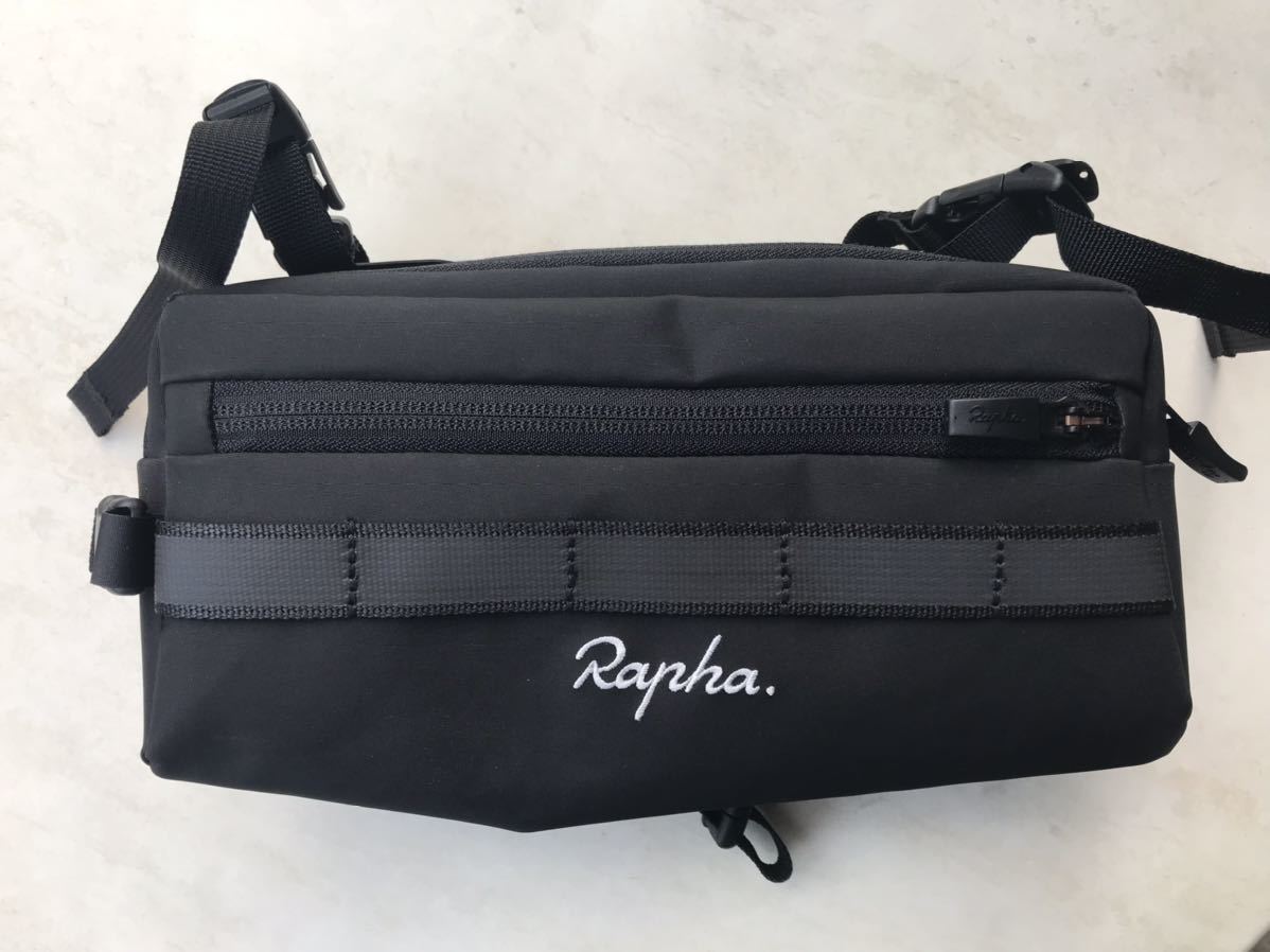 絶妙なデザイン bar raphaラファ 未使用新品 送料210円 bag フロントバッグ ブラック バーバッグ フロントバッグ