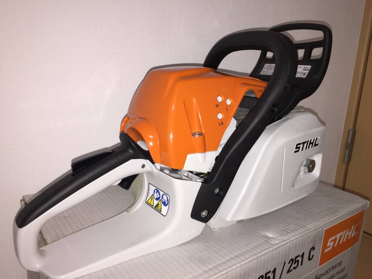 新品 未使用 STIHL MS 210 35cm 限定ガイドバー仕様 チェンソー 超格安