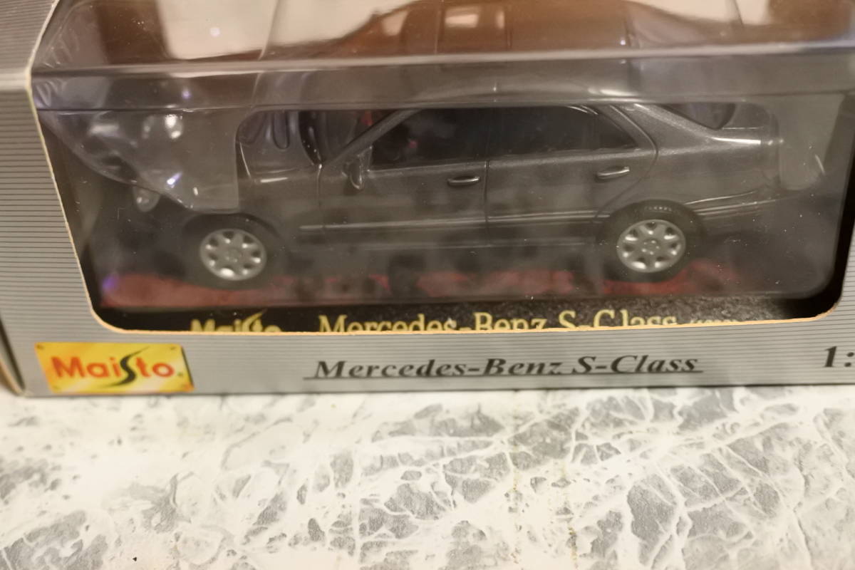 1/43 Maisto Mercedes Benz S Class 1998 unused unopened rare model 