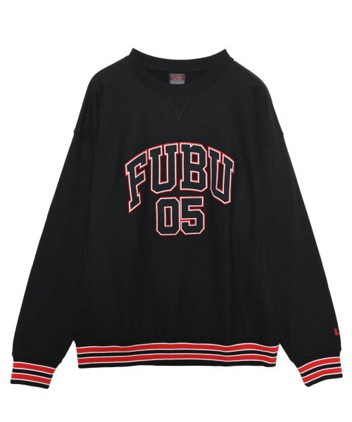 男の子向けプレゼント集結 BG28)FUBU ロゴスウェット/トレーナー/クルーネック/黒/2XL/USサイズ/フブ/90年代/HIPHOP/B系 XLサイズ以上 男の子向けプレゼント集結 BG28)FUBU ロゴスウェット/トレーナー/クルーネック/黒/2XL/USサイズ/フブ/90年代/HIPHOP/B系 XLサイズ以上