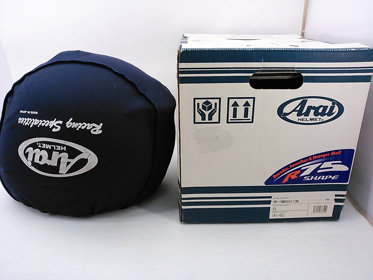 程度上 Arai アライ HR innovation WHITE ホワイト XLサイズ バイク