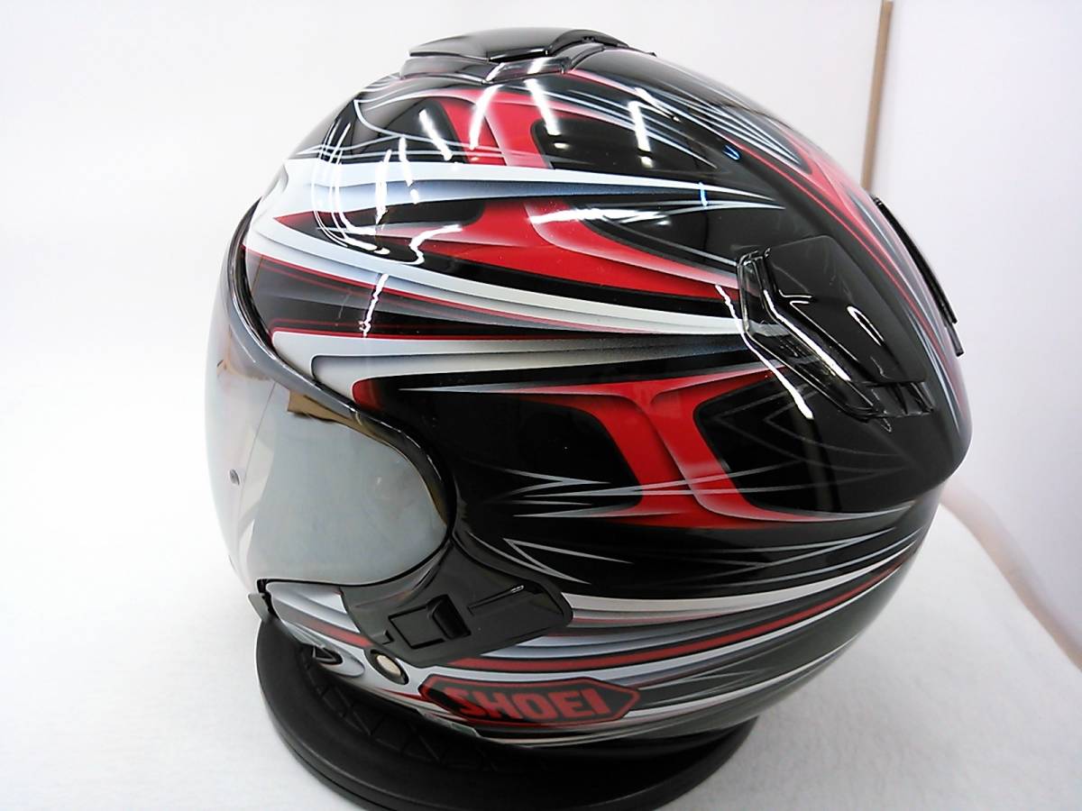 【送料無料】美品 SHOEI ショウエイ J-Cruise Jクルーズ CLEAVE クリーブ Sサイズ ミラーシールド付き ジェットヘルメット