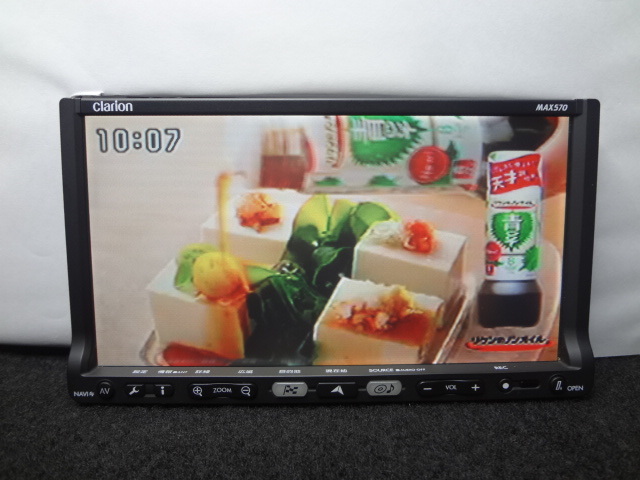 ◎ Япония бесплатная доставка Clarion HDD Navi Max570 One SEG TV встроенный
