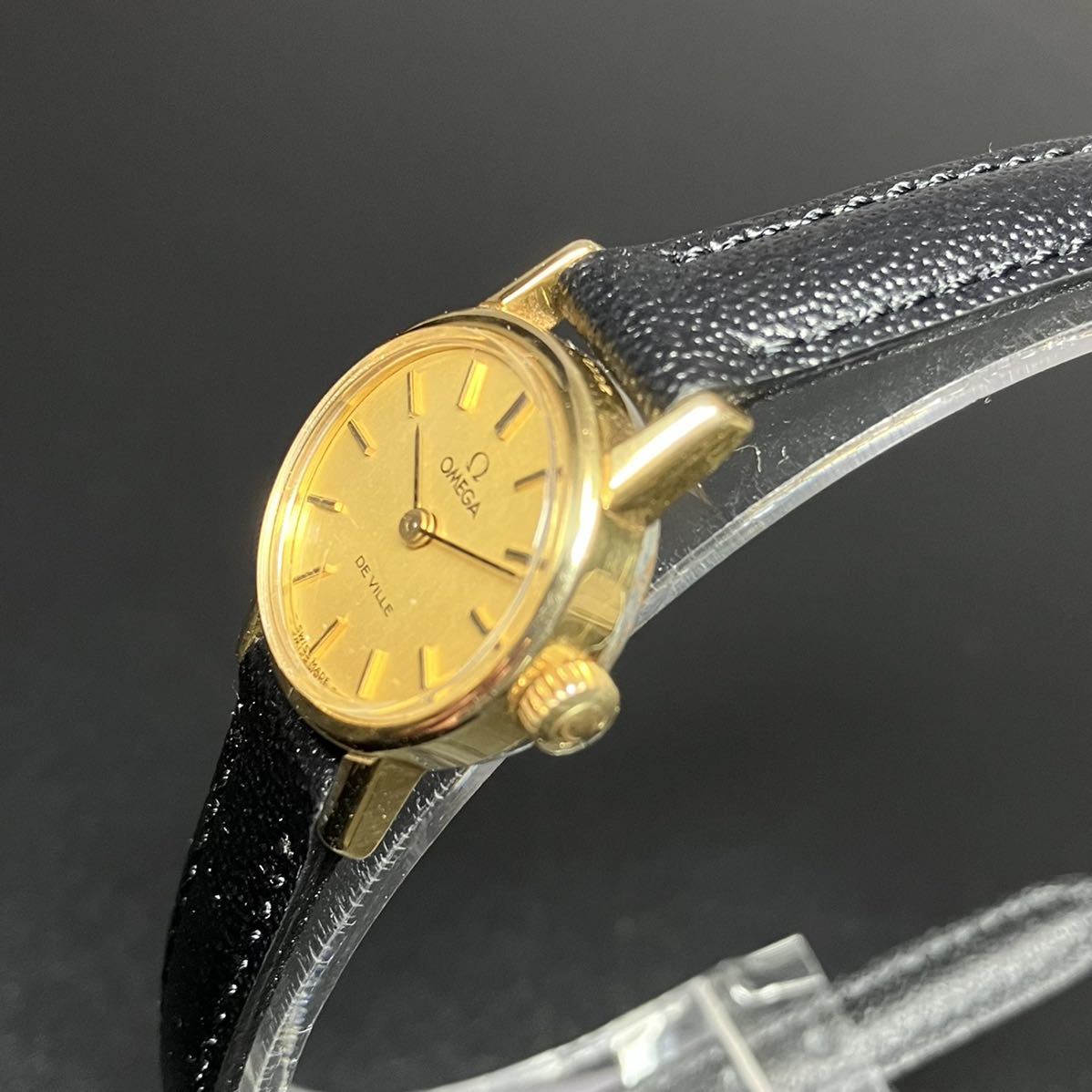 【美品】 オメガ 腕時計 ゴールド 手巻き インターナショナルコレクション 5110522 アンティーク 希少キャリバー Cal.1100 【2212Ss8】_画像6