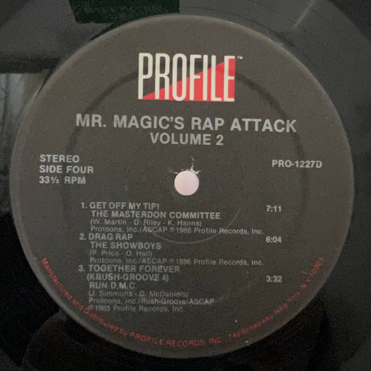 Hip Hop LP - Various - Mr. Magic's Rap Attack Volume 2 - Profile - VG+ - シュリンク付_画像6