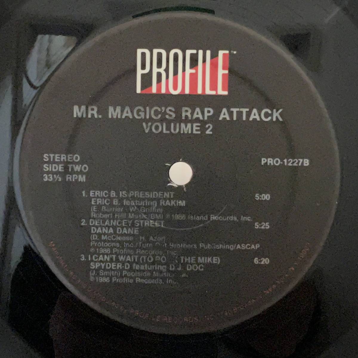 Hip Hop LP - Various - Mr. Magic's Rap Attack Volume 2 - Profile - VG+ - シュリンク付_画像4