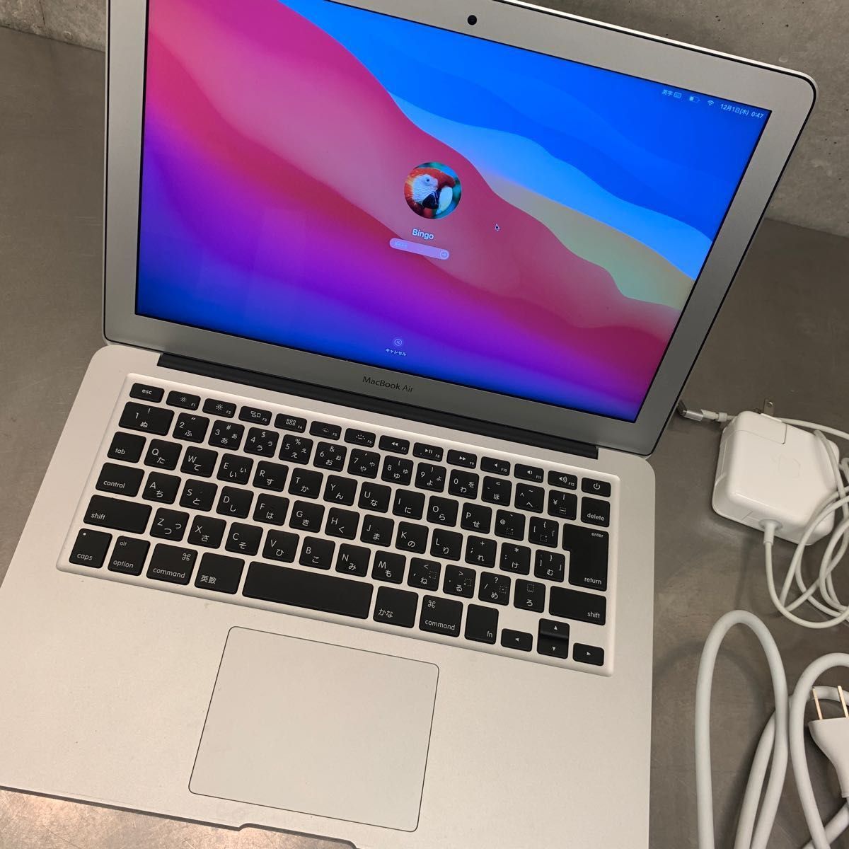 値下げ MacBookAir 2014年 13inch バッテリー（充放電回数95回）　