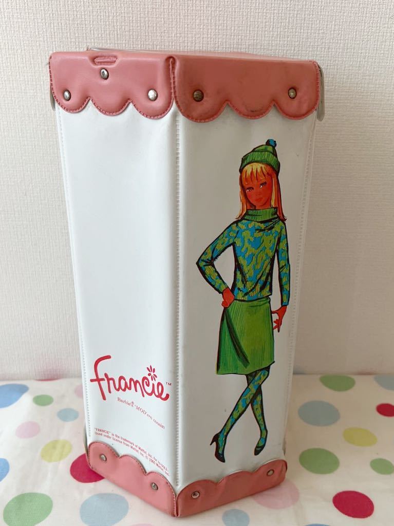 ヴィンテージ 1965年 フランシーちゃんのドールケース Francie Barbie の画像2