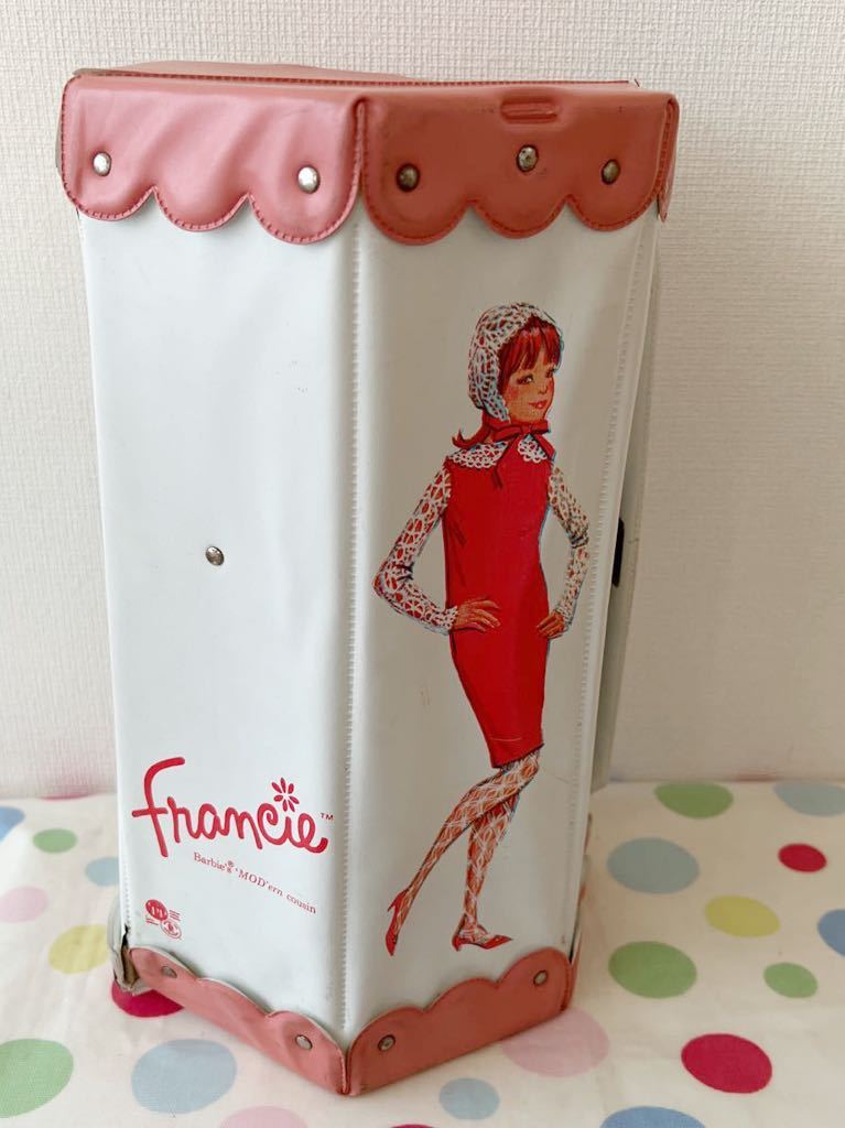 ヴィンテージ 1965年 フランシーちゃんのドールケース Francie Barbie の画像3