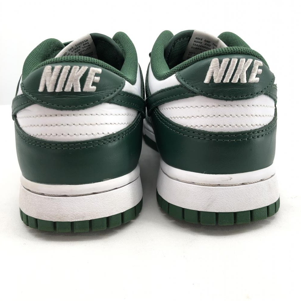 【中古】NIKE DUNK LOW RETRO Team Green ダンク ロー ホワイト/チームグリーン-ホワイト サイズ26.5cm DD1391-101 ナイキ[240017528398]_画像3