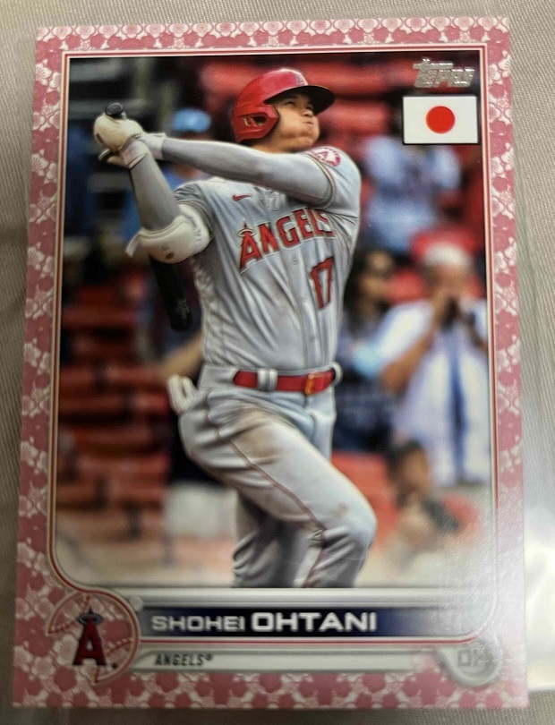 スクエアリーフ」 大谷翔平 topps JAPAN EDITION 桜パラ 99限定