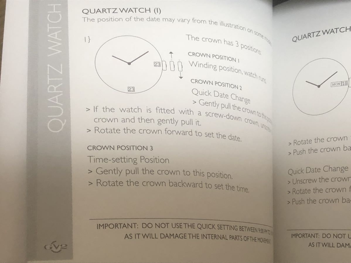 取扱説明書、日本語版はありません。