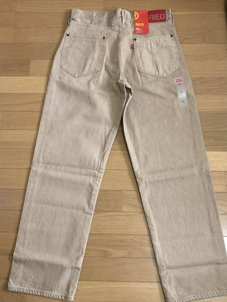 Levi's RED LOOSE TAPER TROUSERS SACRAMENTO SANDS W32 L32_画像4