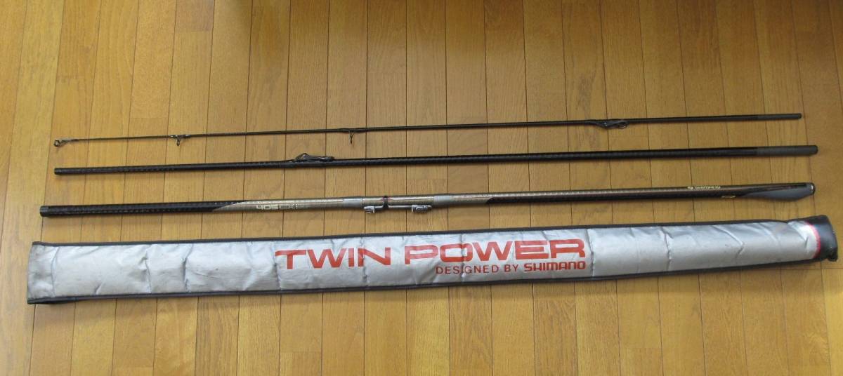 SHIMANO シマノ TWIN POWER 405 CX ツインパワー405CX (ガイド 難あり)