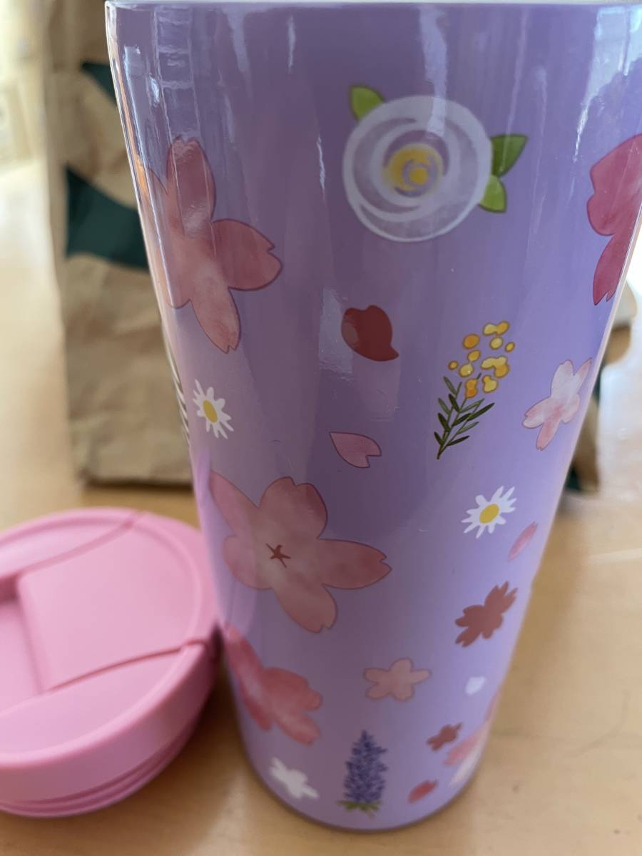 Starbucks SAKURA2021ステンレスタンブラー パールラベンダー355ml