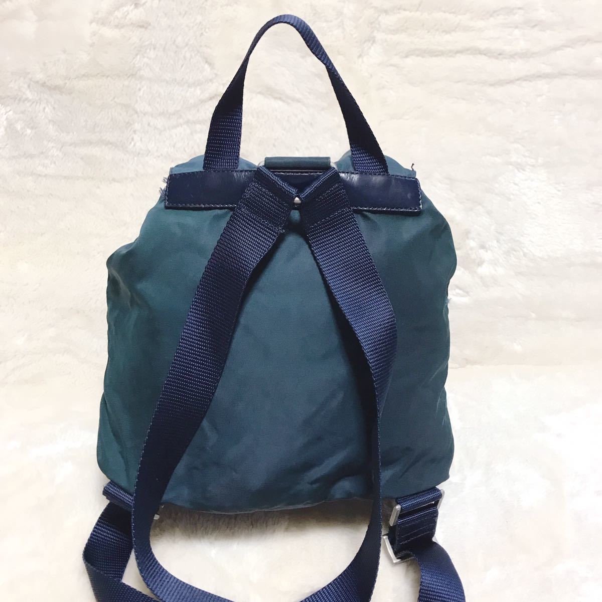 PRADA プラダ ナイロン リュック 三角ロゴプレート バックパック PRADA プラダ ナイロン リュック 三角ロゴプレート バックパック