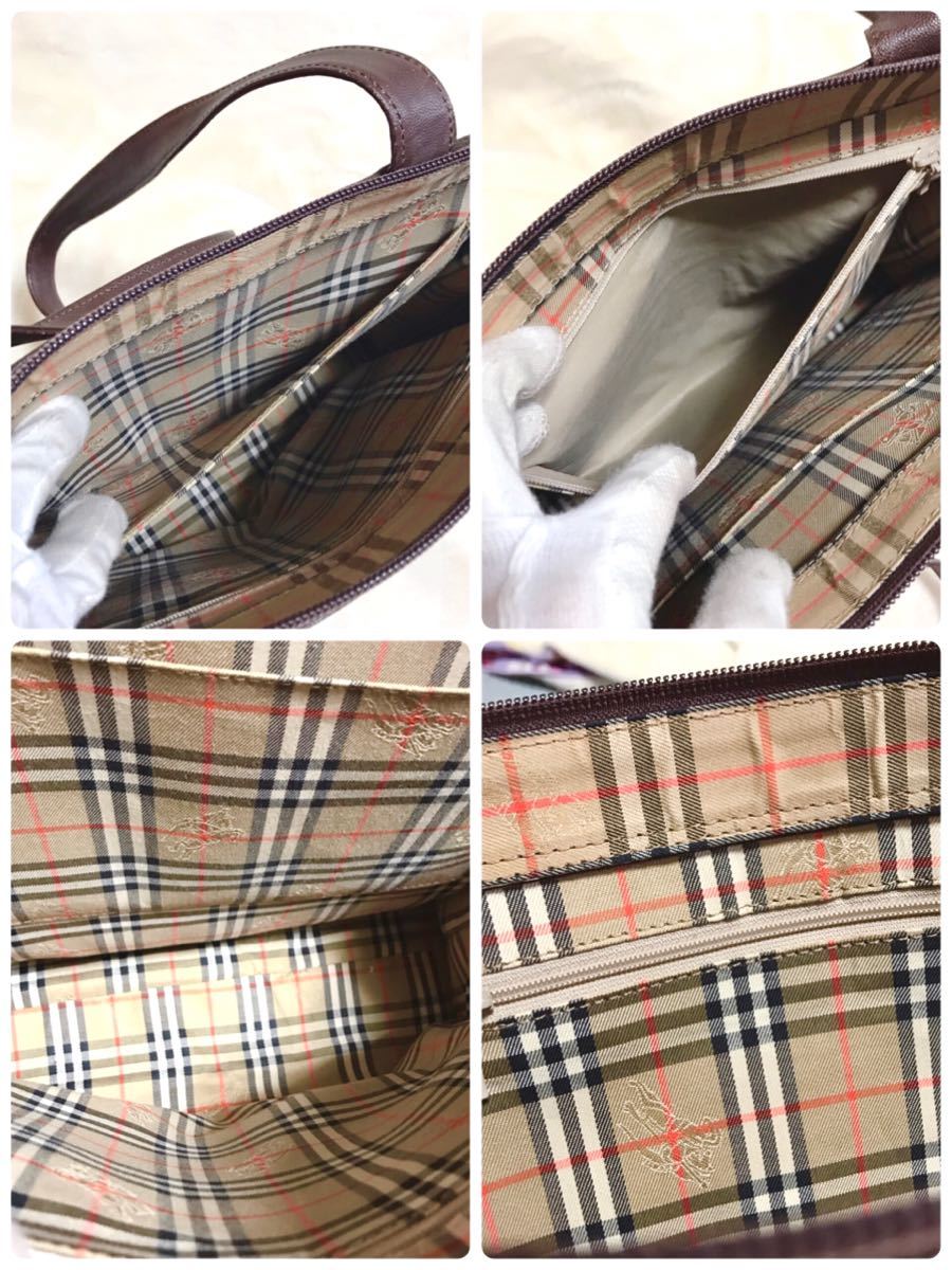 美品 希少モデル BURBERRY バーバリー ショルダーバッグ スエード 本革